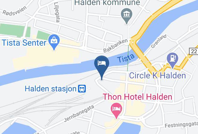 Halden - Grand Hotel Halden Maps