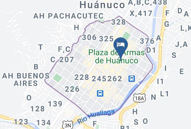 Huanuco - Grand Hotel Huanuco Maps
