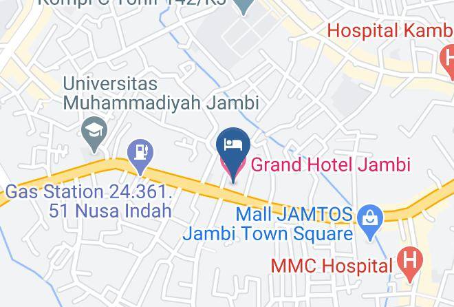 Grand Hotel Jambi Map