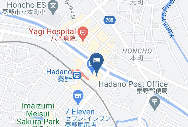Grand Hotel Kanachu Hadano Map
