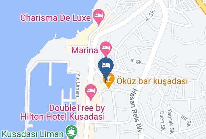 Kusadasi - Grand Kurdoglu Otel Maps