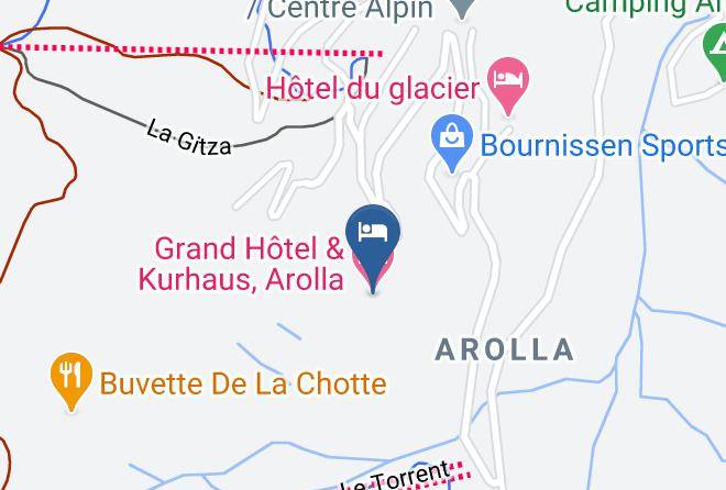 Herens - Grand Hotel & Kurhaus Arolla Maps