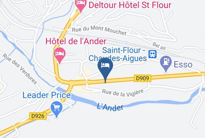 Cantal - Grand Hotel De L'etape Maps