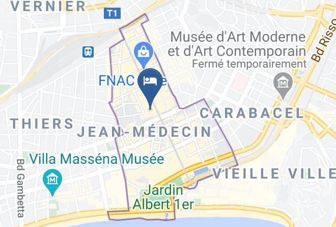 Maritime Alps - Hotel Florence Nice Maps