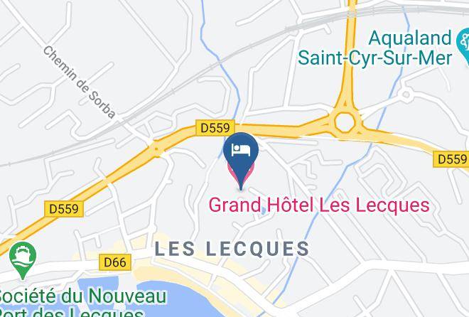 Var - Grand Hotel Les Lecques Maps