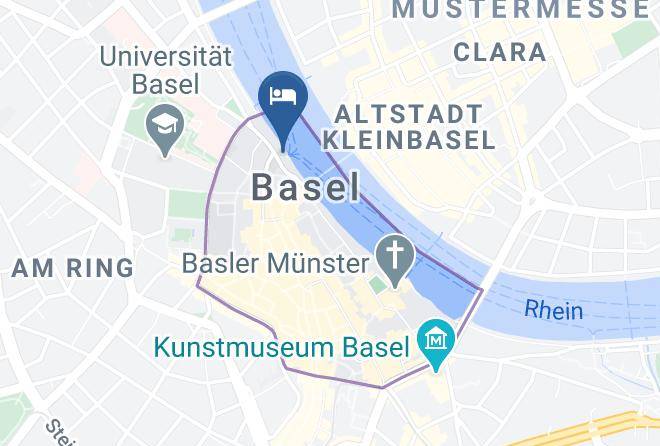 Basel - Grand Hotel Les Trois Rois Maps