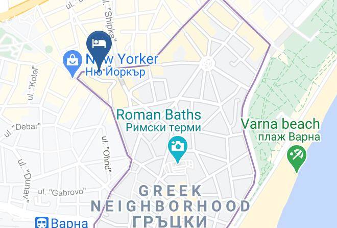 Varna - Grand Hotel London Maps