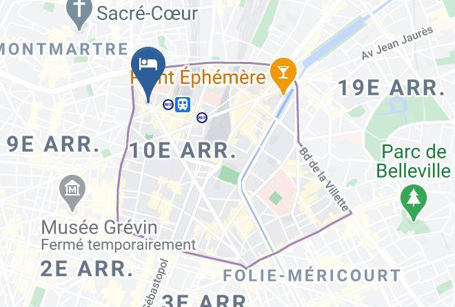 Paris - Grand Hotel Magenta Maps