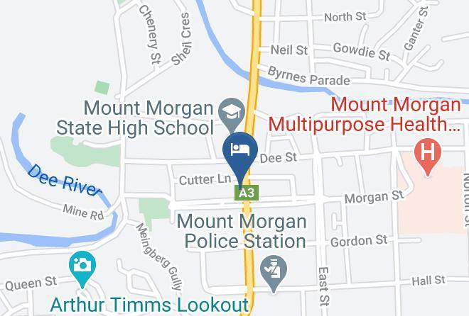 Rockhampton - Grand Hotel Mt Morgan Maps