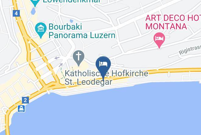 Grand Hotel National Luzern Map