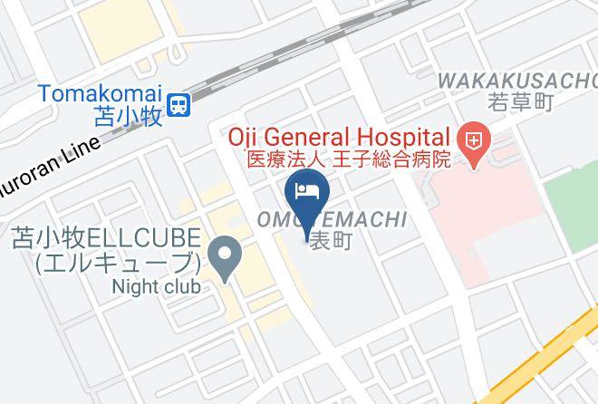 Tomakomai City - Grand Hotel New Oji Maps