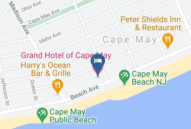 Cape May - Grand Hotel Of Cape May Maps