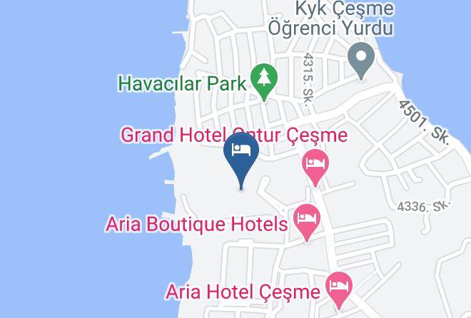 Cesme - Cesme Ontur Otel Maps