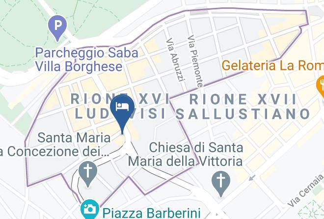 Rome - Grand Hotel Palace Maps
