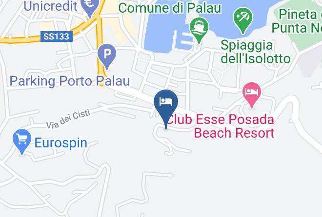 Sassari - Grand Hotel Palau Maps