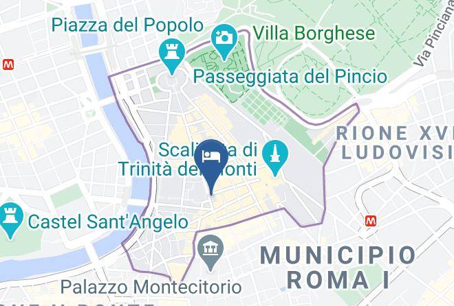 Rome - Grand Hotel Plaza Maps