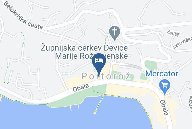 Piran - Grand Hotel Portoroz Lifeclas Hotels & Spa Maps