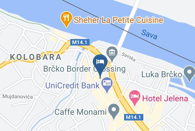 Brcko - Grand Hotel Posavina Maps