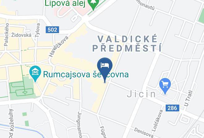 Jicin - Grand Hotel Praha Maps
