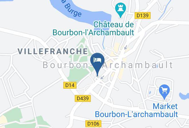 Allier - Grand Hotel Restaurant Montespan Talleyrand Maps