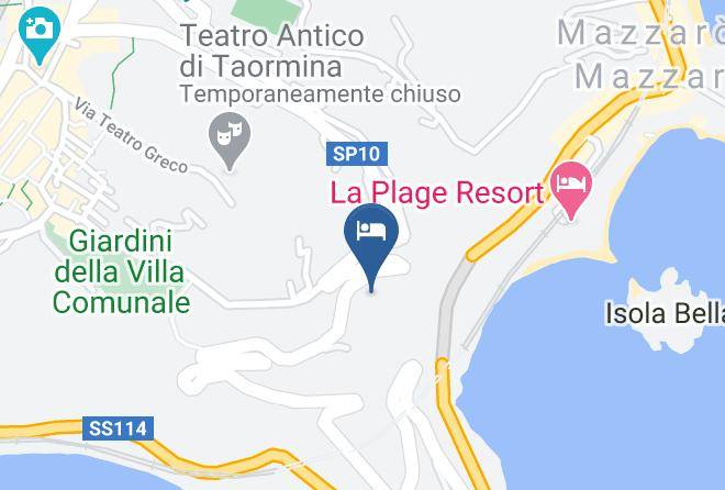 Messina - Grand Hotel San Pietro Maps