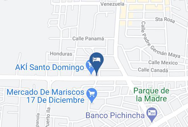 Santo Domingo - Grand Hotel Santander Maps