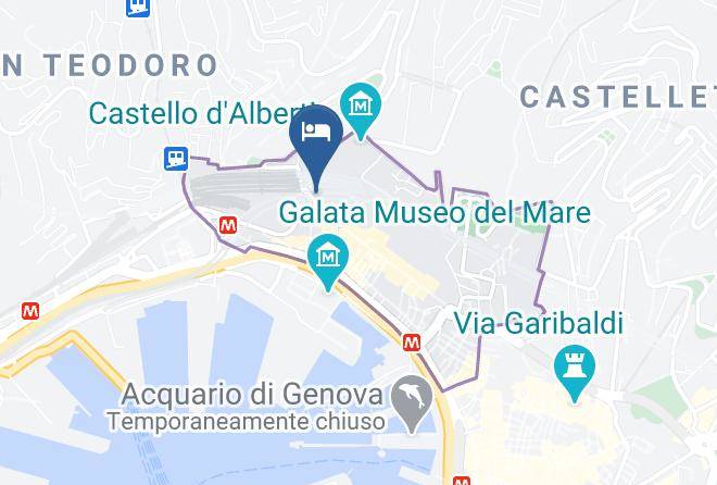 Genoa - Grand Hotel Savoia Maps