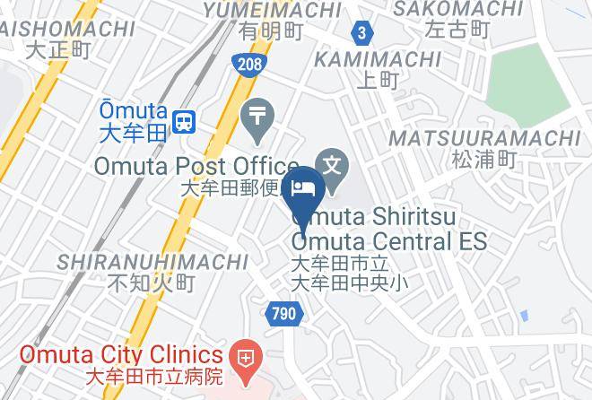 Omuta City - Grand Hotel Seifuso Maps