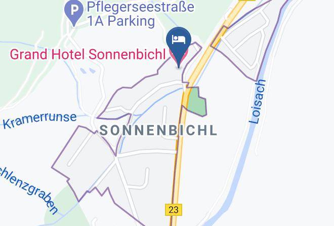 Garmisch Partenkirchen - Grand Hotel Sonnenbichl Maps