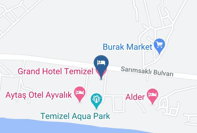 Grand Hotel Temizel Map - Balikesir - Ayvalik