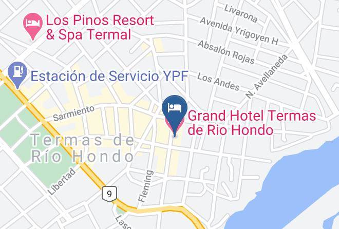 Rio Hondo - Grand Hotel Termas De Rio Hondo Maps