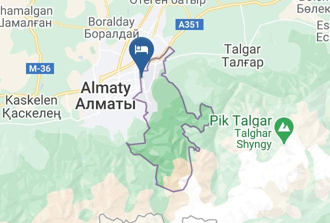 Almaty City - Grand Hotel Tien Shan Maps