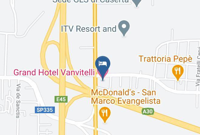 Caserta - Grand Hotel Vanvitelli Maps