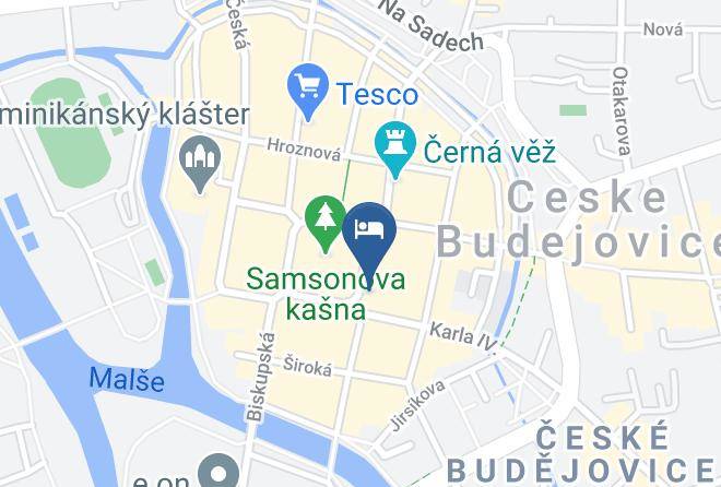 Ceske Budejovice - Grand Hotel Zvon Maps