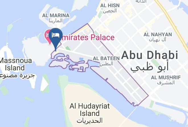 Abu Dhabi - Grand Hyatt Abu Dhabi Hotel & Residences Emirates Pearl Maps