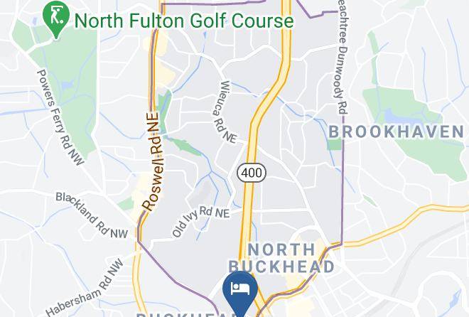 Fulton - Grand Hyatt Atlanta In Buckhead Maps