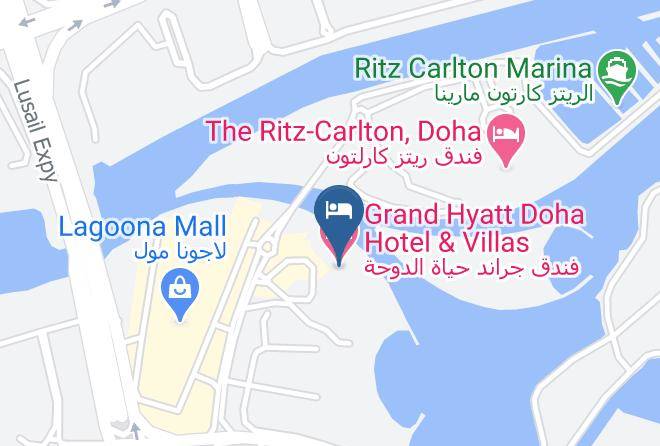 Grand Hyatt Doha Hotel & Villas Map