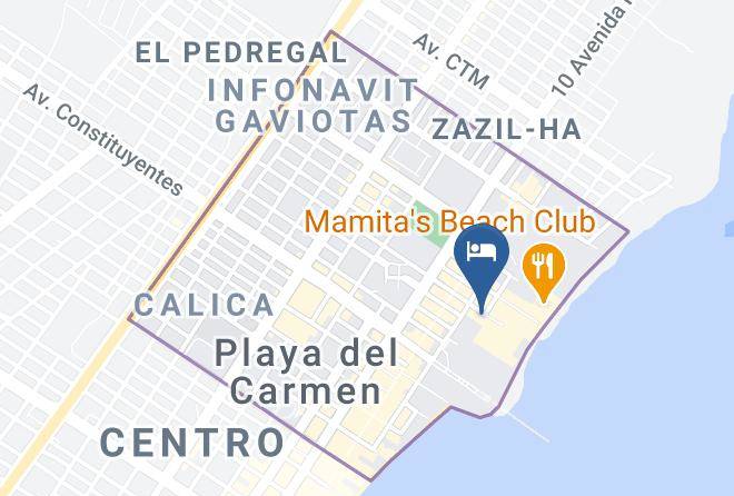 Solidaridad - Grand Hyatt Playa Del Carmen Resort Maps