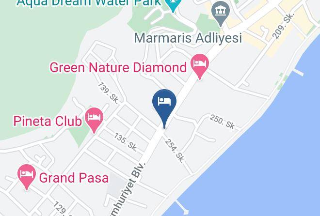 Grand Ideal Premium Map - Mugla - Marmaris