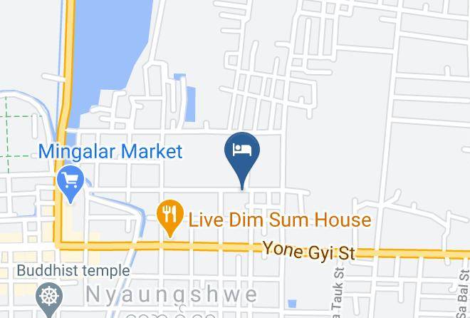 Taunggyi - Grand Inlay Hotel Maps