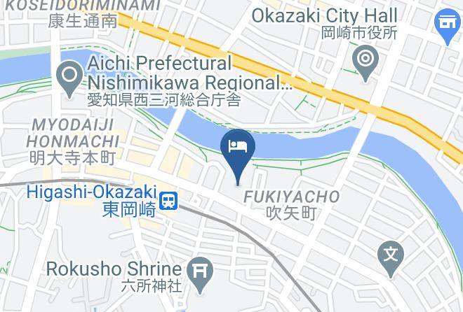 Okazaki City - Grand Inn Higashi Okazaki Maps