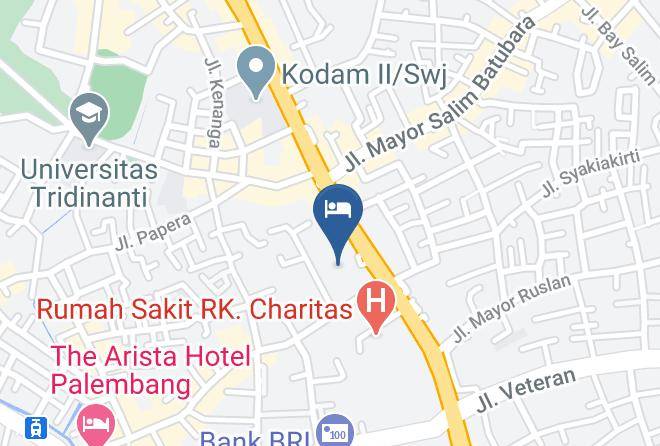 Palembang - Grand Inna Daira Palembang Maps
