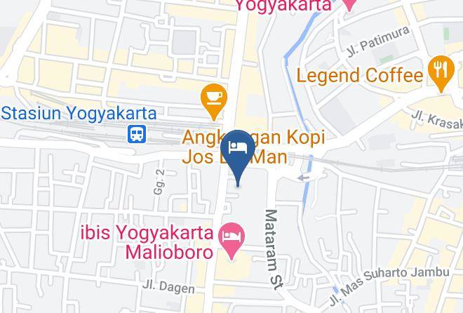 Kota Yogyakarta - Grand Inna Malioboro Maps