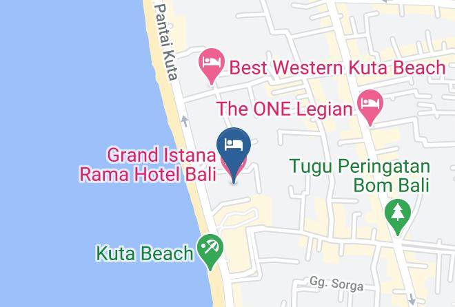 Badung Regency - Grand Istana Rama Hotel Bali Maps