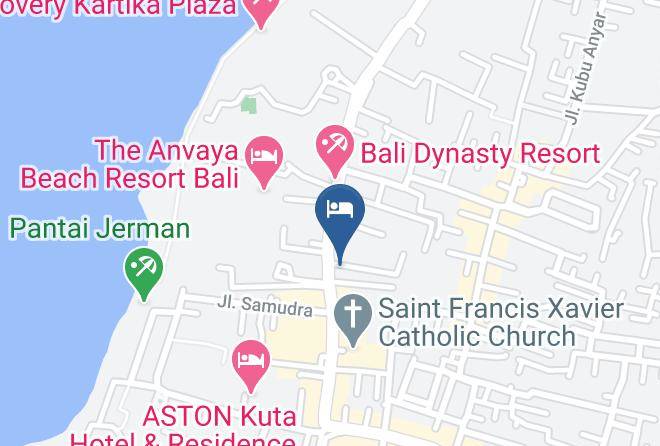 Badung Regency - Grand Ixora Hotel Maps