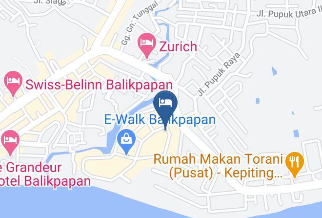 Balikpapan - Grand Jatra Hotel Balikpapan Maps