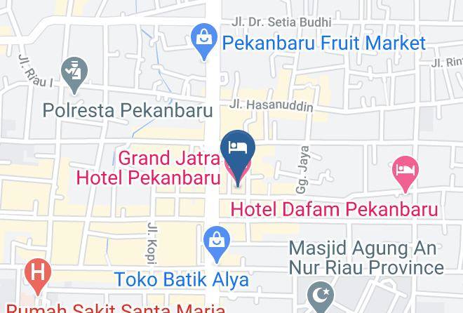 Pekanbaru - Grand Jatra Hotel Pekanbaru Maps