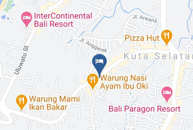 Grand Jimbaran Boutique Hotel And Spa Map