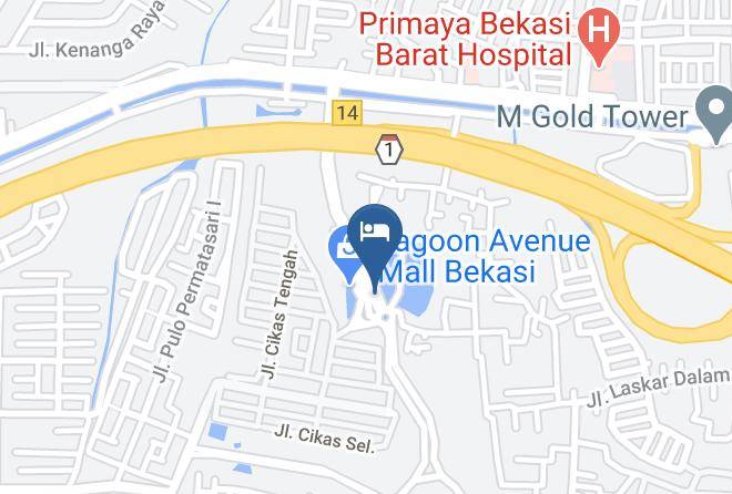 Kota Bekasi - Grand Kamala Lagoon Bekasi Maps