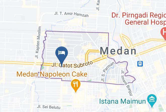 Kota Medan - Grand Kanaya Hotel Maps